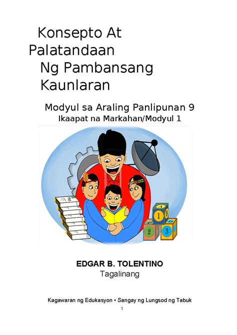 sambahayan drawing|Grade 9 Araling Panlipunan Modyul: Konsepto ng Palatandaan ng .